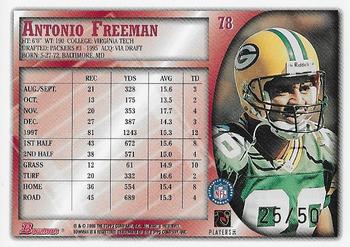 1998 Bowman - Golden Anniversary #78 Antonio Freeman Back