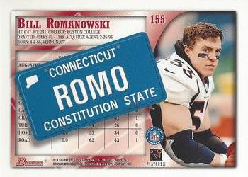 1998 Bowman - Interstate #155 Bill Romanowski Back