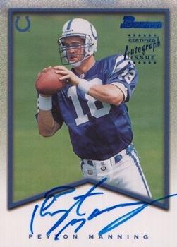1998 Bowman - Rookie Autographs #A1 Peyton Manning Front