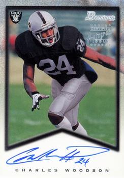 1998 Bowman - Rookie Autographs Silver #A10 Charles Woodson Front