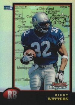 1998 Bowman Chrome - Interstate Refractors #91 Ricky Watters Front