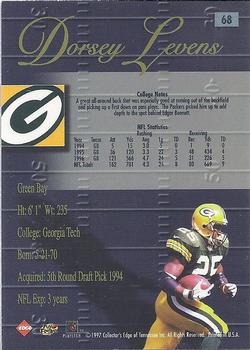 1998 Collector's Edge Advantage - 50-Point #68 Dorsey Levens Back