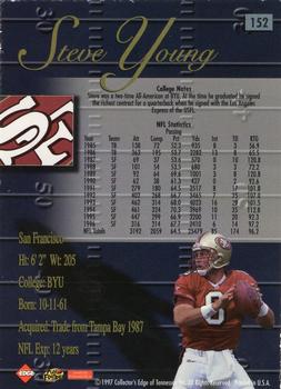 1998 Collector's Edge Advantage - 50-Point #152 Steve Young Back