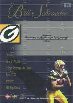 1998 Collector's Edge Advantage - Gold #69 Bill Schroeder Back