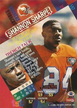 1994 Stadium Club - First Day Issue #597 Shannon Sharpe Back