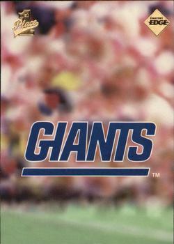 1998 Collector's Edge First Place - 50-Point #CK3 New York Giants Logo Front