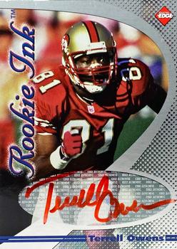 1998 Collector's Edge First Place - Rookie Ink Red #NNO Terrell Owens Front