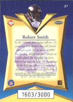 1998 Collector's Edge Masters - 50-Point #97 Robert Smith Back