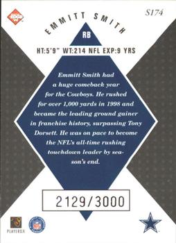 1998 Collector's Edge Masters - 50-Point #S174 Emmitt Smith Back