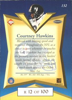 1998 Collector's Edge Masters - Gold Redemption SN100 #132 Courtney Hawkins Back