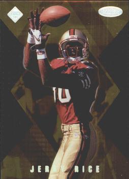 1998 Collector's Edge Masters - Gold Redemption SN100 #S195 Jerry Rice Front