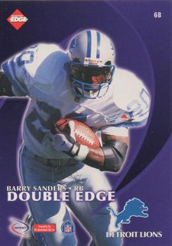 1998 Collector's Edge Odyssey - Double Edge #6B Fred Taylor / Barry Sanders Back