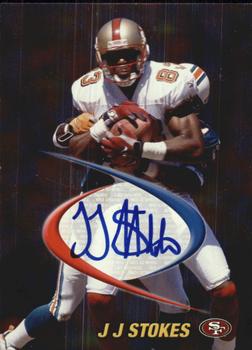 1998 Collector's Edge Odyssey - Prodigies Autographs #NNO J.J. Stokes Front