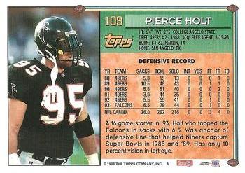 1994 Topps #109 Pierce Holt Back