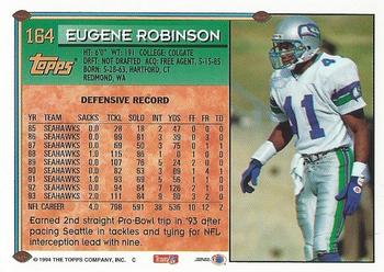 1994 Topps #164 Eugene Robinson Back
