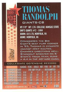 1994 Topps #238 Thomas Randolph Back