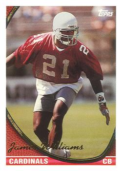 1994 Topps #604 James Williams Front