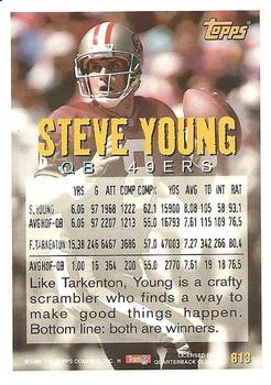 1994 Topps #613 Steve Young Back
