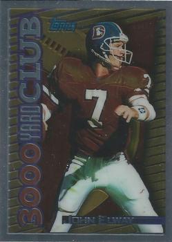 1994 Topps - Finest 1000/3000 Yd Club #21 John Elway Front
