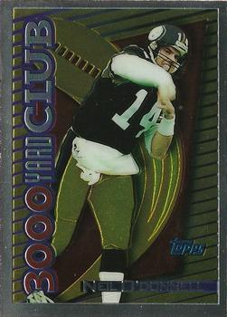 1994 Topps - Finest 1000/3000 Yd Club #27 Neil O'Donnell Front