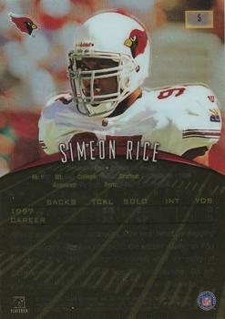 1998 Finest - No-Protectors #5 Simeon Rice Back
