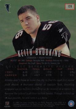 1998 Finest - No-Protectors #128 Keith Brooking Back