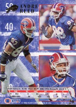 1994 Ultra #29 Andre Reed Back