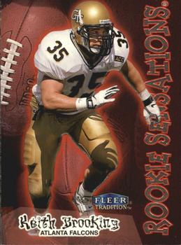 1998 Fleer Tradition - Rookie Sensations #2 RS Keith Brooking Front