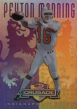 1998 Leaf Rookies & Stars - Crusade Purple #66 Peyton Manning Front