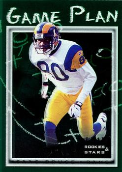 1998 Leaf Rookies & Stars - Game Plan #5 Isaac Bruce Front