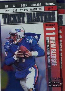 1998 Leaf Rookies & Stars - Ticket Masters #6 Drew Bledsoe / Robert Edwards Front