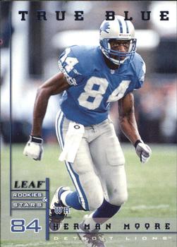 1998 Leaf Rookies & Stars - True Blue #99 Herman Moore Front