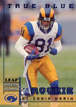 1998 Leaf Rookies & Stars - True Blue #209 Az-Zahir Hakim Front