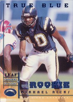 1998 Leaf Rookies & Stars - True Blue #212 Mikhael Ricks Front