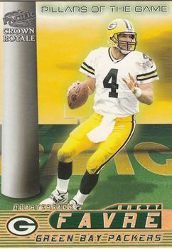 1998 Pacific Crown Royale - Pillars of the Game #9 Brett Favre Front