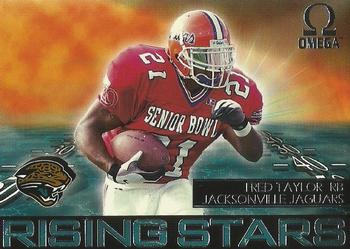 1998 Pacific Omega - Rising Stars #13 Fred Taylor Front