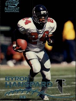 1998 Pacific Paramount - Platinum Blue #13 Byron Hanspard Front