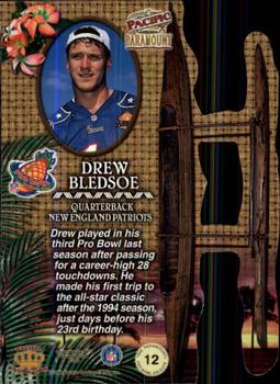 1998 Pacific Paramount - Pro Bowl Die Cuts #12 Drew Bledsoe Back