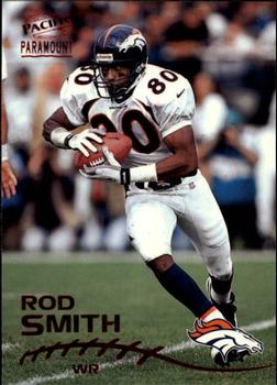 1998 Pacific Paramount - Red #73 Rod Smith WR Front