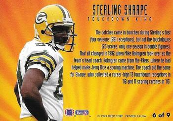 1994 Ultra - Touchdown Kings #6 Sterling Sharpe Back