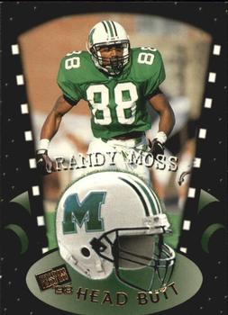 1998 Press Pass - Head Butt #HB7 Randy Moss Front