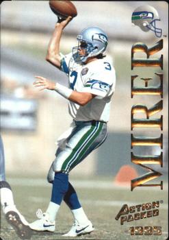 1995 Action Packed #9 Rick Mirer Front