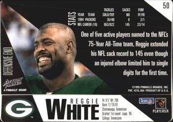 1995 Action Packed #50 Reggie White Back