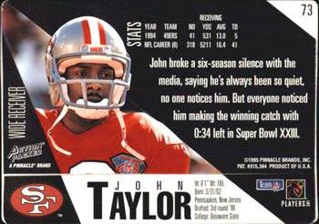 1995 Action Packed #73 John Taylor Back