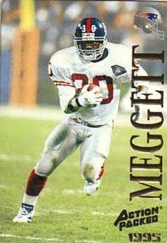 1995 Action Packed #95 Dave Meggett Front