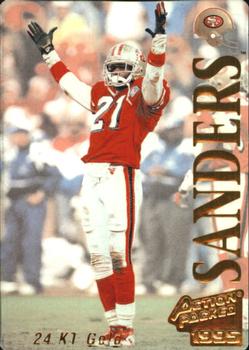 1995 Action Packed - 24K Gold #5G Deion Sanders Front