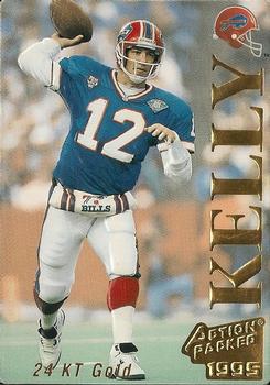 1995 Action Packed - 24K Gold #15G Jim Kelly Front