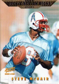 1995 Action Packed Rookies & Stars #101 Steve McNair Front