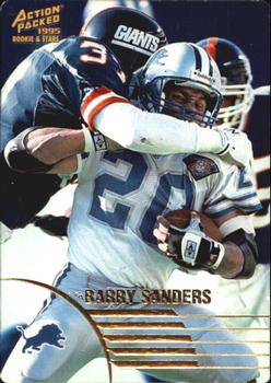 1995 Action Packed Rookies & Stars #12 Barry Sanders Front