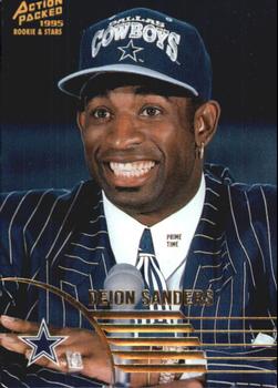1995 Action Packed Rookies & Stars #23 Deion Sanders Front